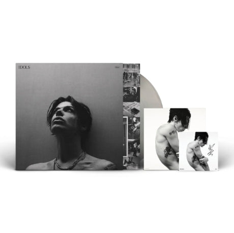 Yungblud - Idols album cover, silver vinyl and inserts. 
