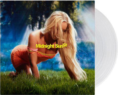 Zara Larsson - Midnight Sun album cover and clear vinyl. 