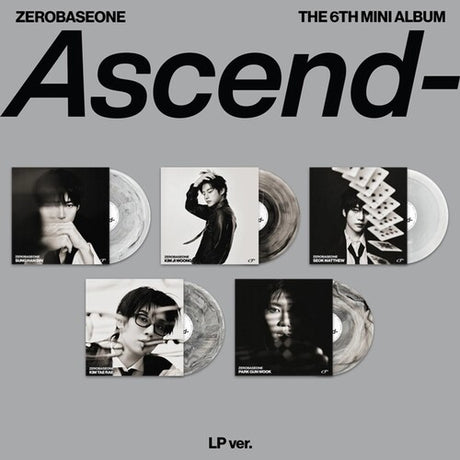 Zerobaseone - Ascend- album covers and color variants