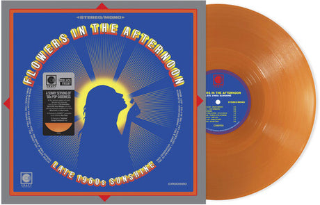 Flowers In the Afternoon: Late 1960's Sunshine album cover with orange vinyl record