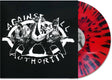 Against All Authority - 24 Hour Roadside Resistance album cover and red w/ black splatter vinyl. 