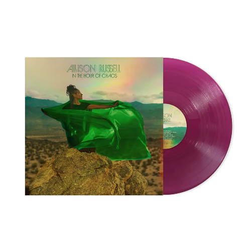 Allison Russell - In The Hour Of Chaos album cover and purple vinyl