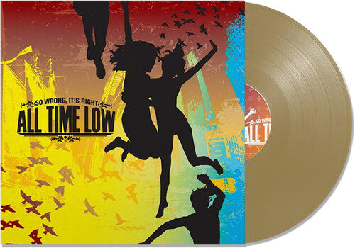 All Time Low - So Wrong It's Right album cover and gold vinyl