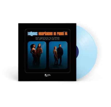 The Altons - Heartache in Room 14 album cover and blue vinyl. 