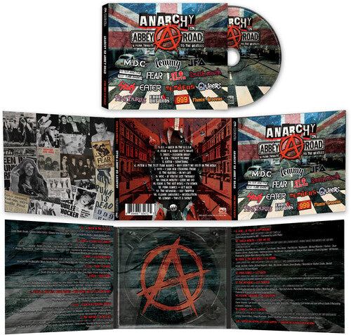 Anarchy On Abbey Road - A Punk Tribute To The Beatles  CD & inside of cover 
