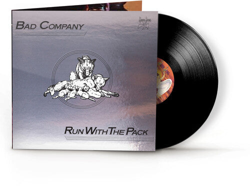 Bad Company - Run With the Pack album cover and vinyl