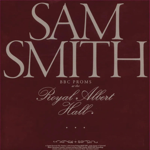Sam SMith - BBC Proms At The Royal Albert Hall album cover 