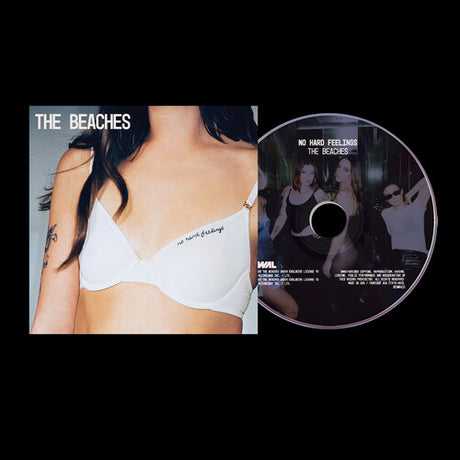 Beaches - No Hard feelings album cover with a picture CD 