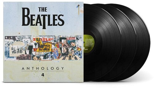 Beatles - Anthology 4 album cover and 3LP vinyl. 