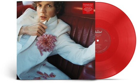 Beck - Everybody's Gotta Learn Sometime album cover and red vinyl