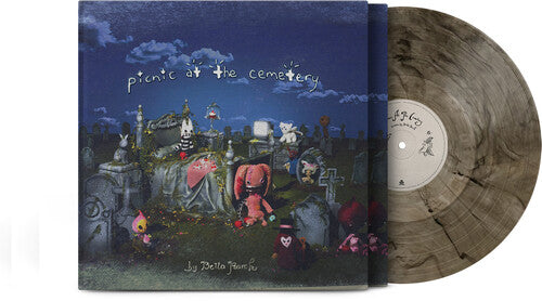 Bella Poarch - Picnic at the Cemetery album cover and grey smoke vinyl. 