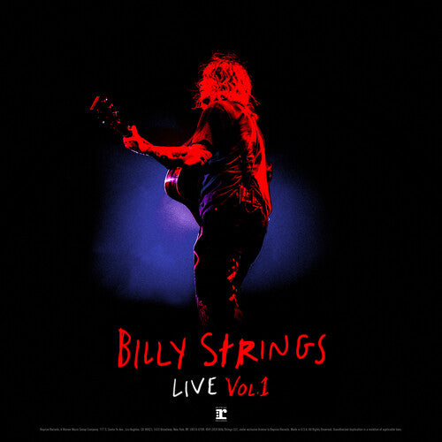 Billy Strings - Live Vol. 1 album cover. 