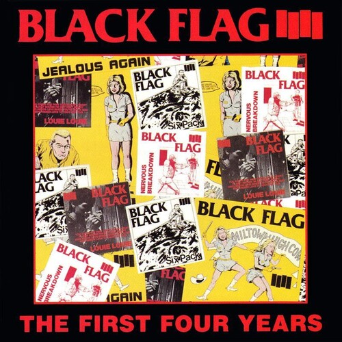 Black Flag - First Four Years album cover. 