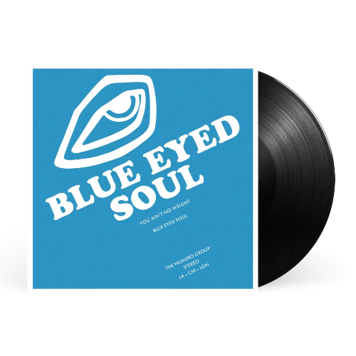 Blue Eyed Soul - You Ain't No Weight album cover and black vinyl 