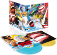 Blur - The Great Escape album cover and 2LP clear blue and yellow vinyl. 