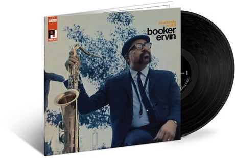 Booker Ervin - Structurally Sound album cover and black vinyl. 