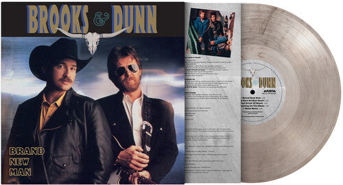 Brooks and Dunn - Brand New Man album cover and smokey vinyl 