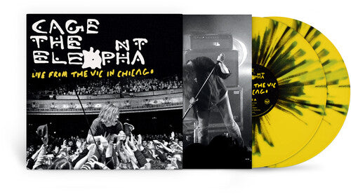 Cage The Elephant - Live From The Vic In Chicago  album cover with splatter vinyl records