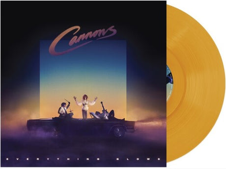 Cannons - Everything Glows album cover and gold vinyl