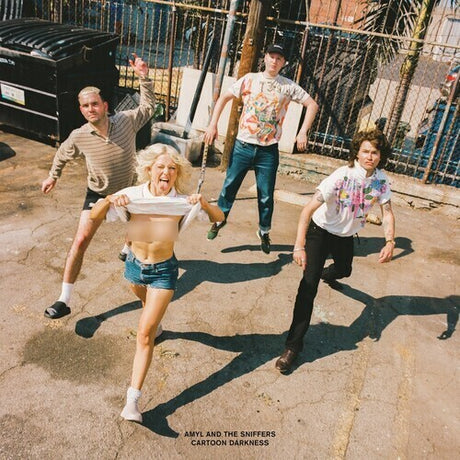 Amyl & The Sniffers cartoon darkness album cover