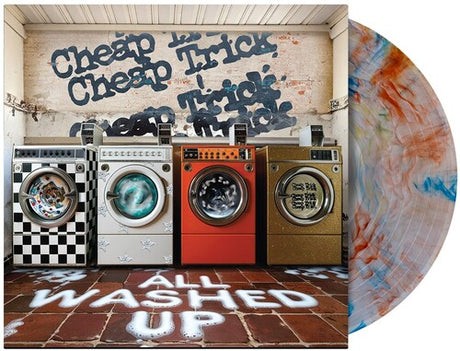 Cheap Trick - All Washed Up album cover and multicolored vinyl
