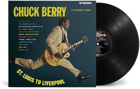 Chuck Berry - St. Louis To Liverpool album cover and vinyl