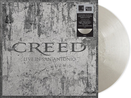 Creed - Live In San Antonio (11/14/1999) with a white vinyl record