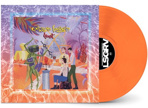 critters buggin host album cover with an orange vinyl record 