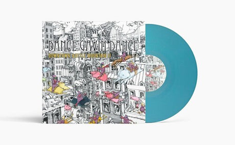 Dance Gavin Dance - Downtown Battle Mountain II album cover and blue vinyl