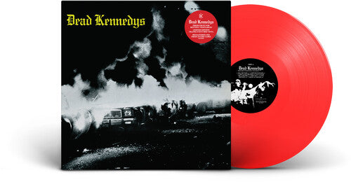 Dead Kennedys - Fresh Fruit for Rotting Vegetables album cover and red vinyl. 