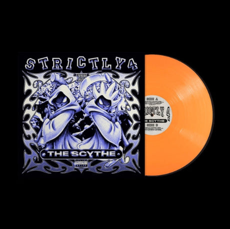 Denzel Curry - Strictly 4 The Scythe album cover and tangerine vinyl