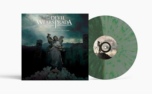 The Devil Wears Prada - Dear Love: A Beautiful Discord album cover green splatter vinyl. 