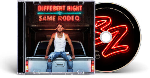 Bailey Zimmerman - Different Night Same Rodeo album cover with picture CD