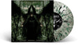 Dimmu Borgir - Enthrone Darkness Triumphant album cover and green, black, and white splatter vinyl