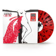 Distillers - Coral Fang album cover and red w/ black splatter vinyl. 