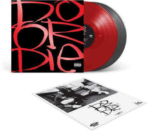 Do or Die - Picture This album cover, red and black 2LP vinyl, and photo insert