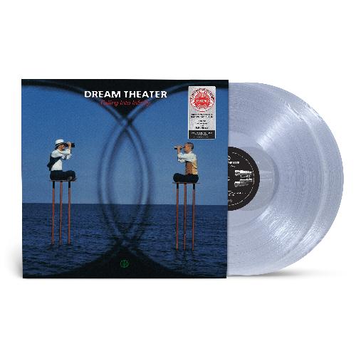 Dream Theater - Falling Into Infinity album cover and 2LP clear vinyl. 