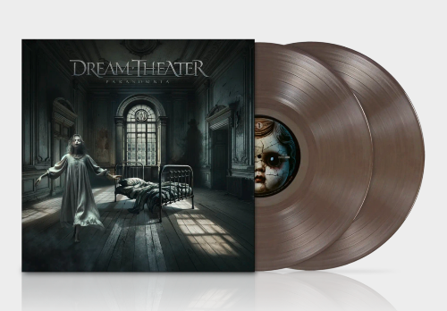 Dream Theater - Parasomnia album cover and 2LP black ice vinyl. 