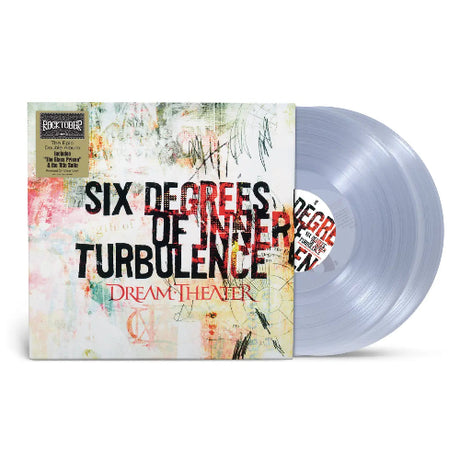 Dream Theater - Six Degrees of Inner Turbulence album cover and 2LP clear vinyl. 