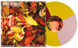 Drug Church - Hit Your Head album cover and yellow, pink, and red vinyl