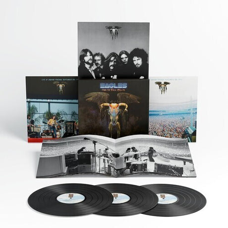 Eagles - One Of These Nights album cover, inserts, and 3LP vinyl