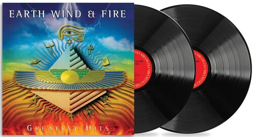 Earth Wind and Fire - Greatest Hits album cover and 2LP vinyl. 