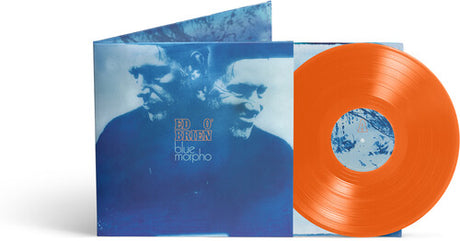 Ed O'Brien - Blue Morpho album cover and orange vinyl. 