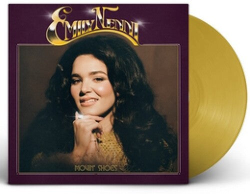 Emily Nenni - Movin' Shoes album cover and gold vinyl. 
