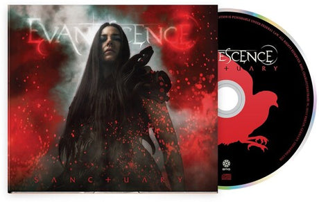 Evanescence - Sanctuary album cover and CD. 