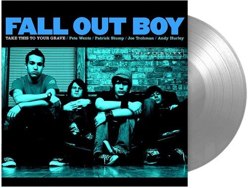 Fall Out Boy Take This to Your Grave album cover and a clear vinyl record