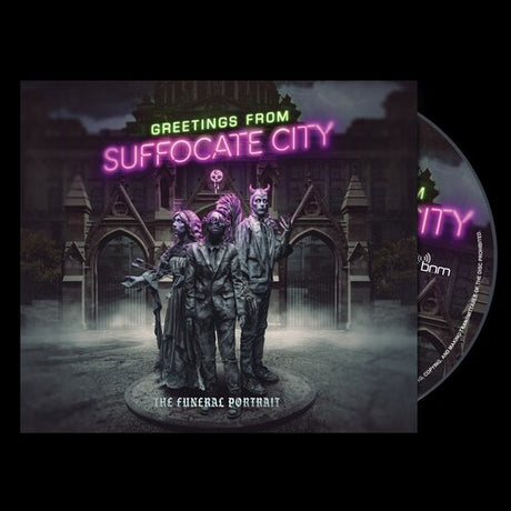Funeral Portrait - Greetings From Suffocate City album cover. 