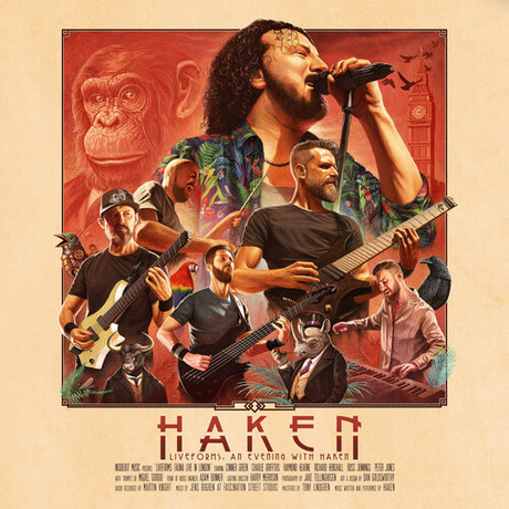 Haken - Liveforms: Fauna Live in London album cover. 