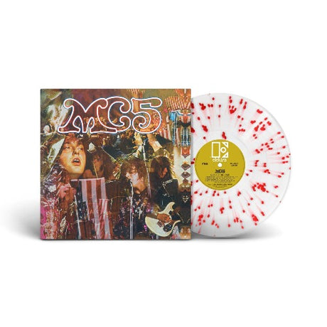 MC5 - Kick Out The Jams album cover and ROCKTOBER Ultra Clear w/ Red Splatter Vinyl