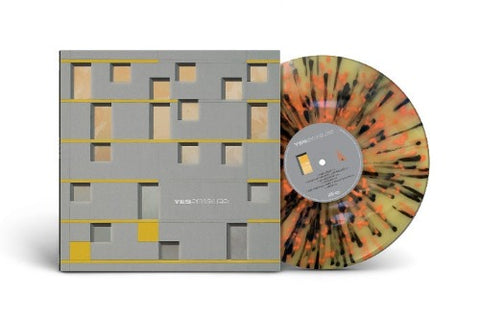 Yes - Yessingles album cover and ROCKTOBER Yellow/Orange/Black Splatter Vinyl.